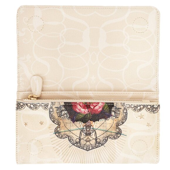 NEW NWT PAPAYA "Fearless"  Trifold Wallet   Great Gift!   Vegan Leather - Picture 4 of 5